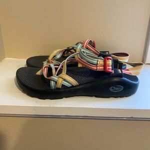 Chaco Womens ZX/2 Classic Toe Loop Outdoor Athletic Sandal Multicolor Size 8